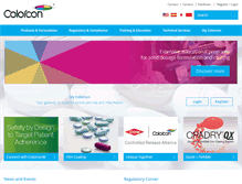 Tablet Screenshot of colorcon.com